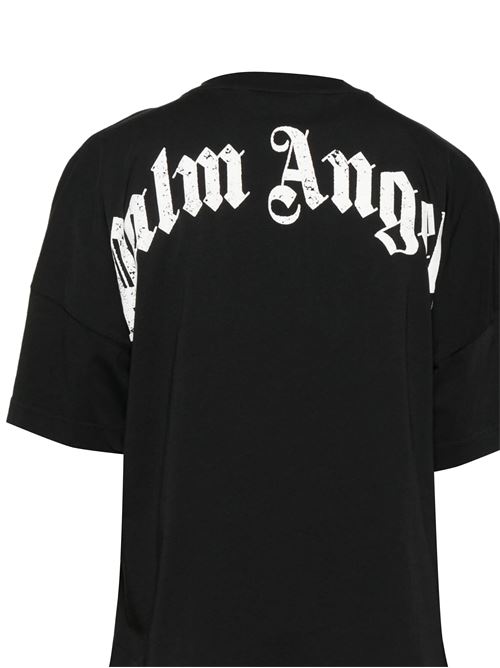 T-shirt girocollo nero PALM ANGELS | PMAA002S25JER0011003